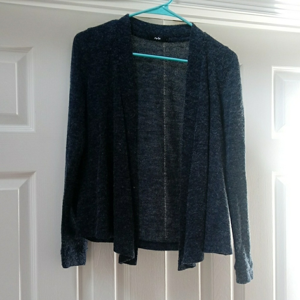 Papaya Navy Blue Cardigan Sweater MEDIUM